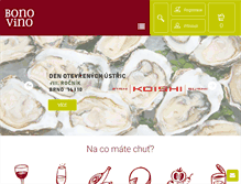 Tablet Screenshot of bonovino.cz